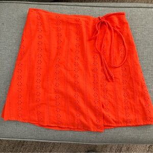NWT Miami for Francesca’s lined wrap skirt